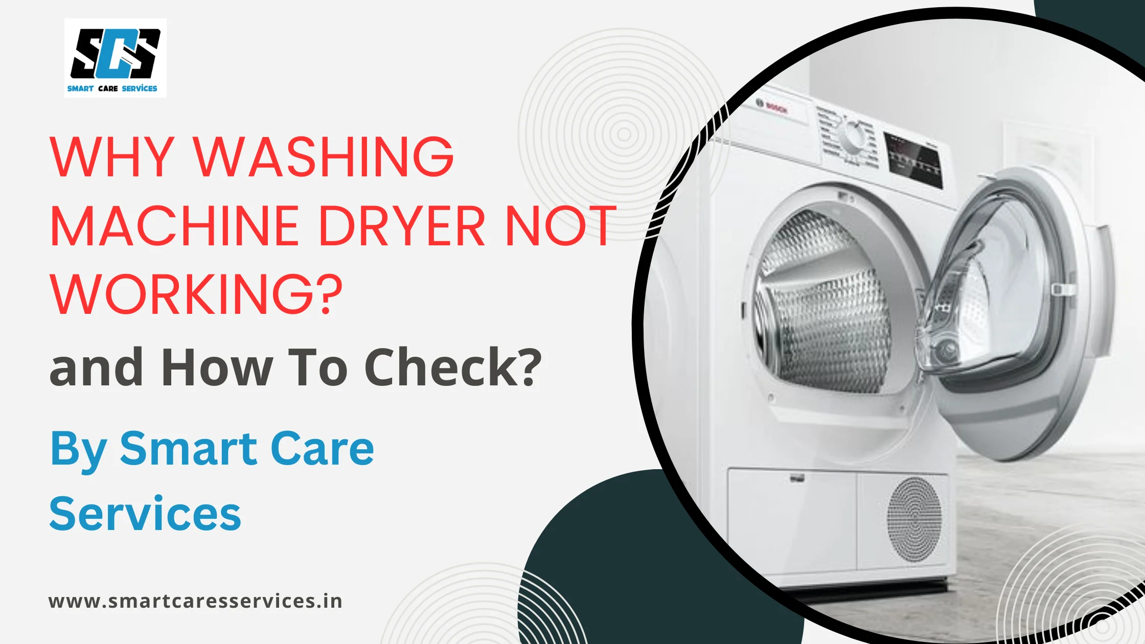 Why Washing Machine Dryer Not Working